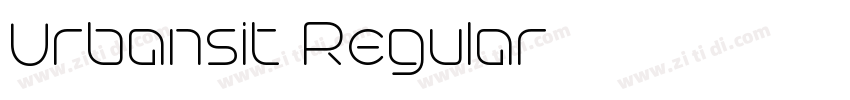 Urbansit Regular字体转换 Urbansit Regular字体转换